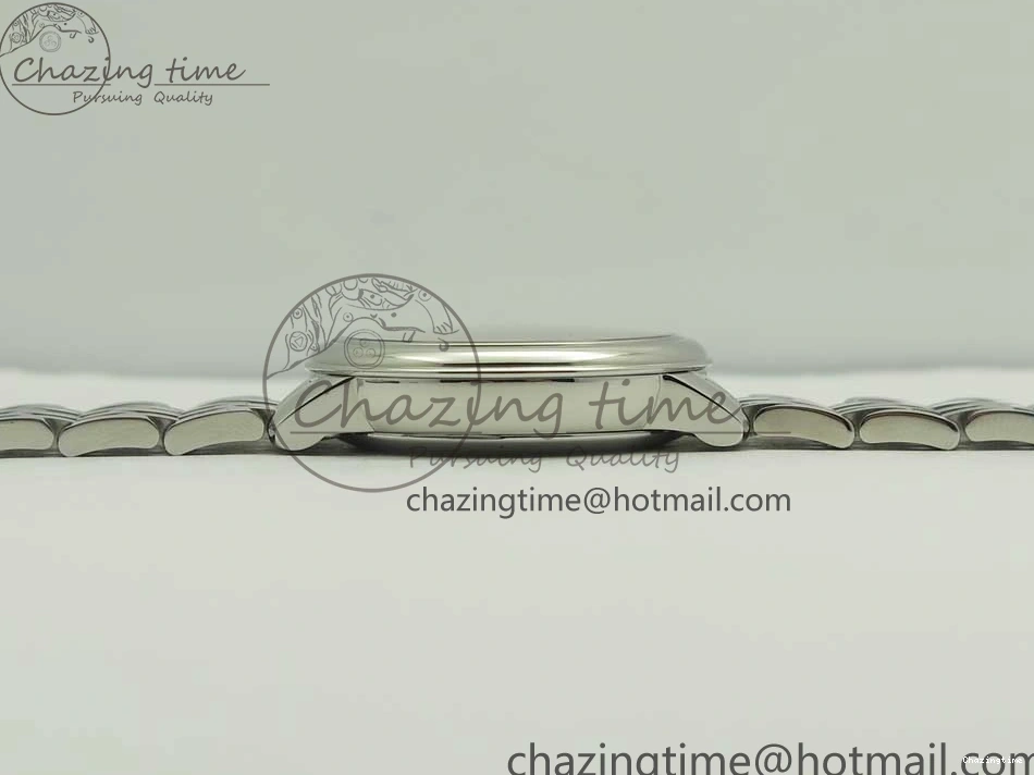 0421 TopPick De Ville Prestige Ladies 32.7mm SS MKF 1:1 Best Edition Blue Dial Diamonds Markers on SS Bracelet MIYOTA 7972